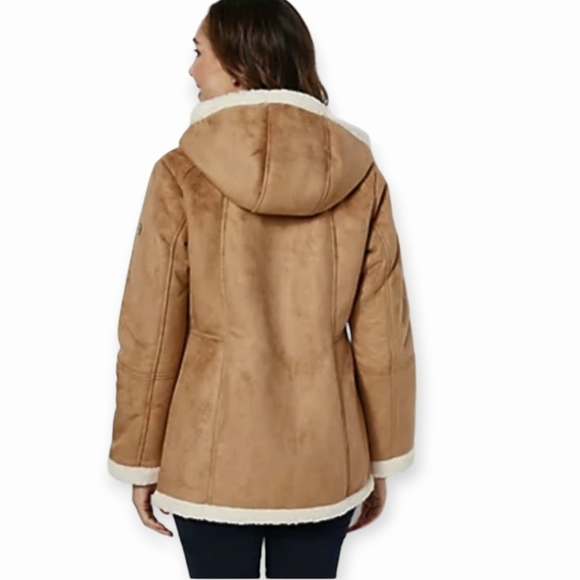 Ugg Koolaburra Hooded Shearling Jacket - Picture 2 of 11